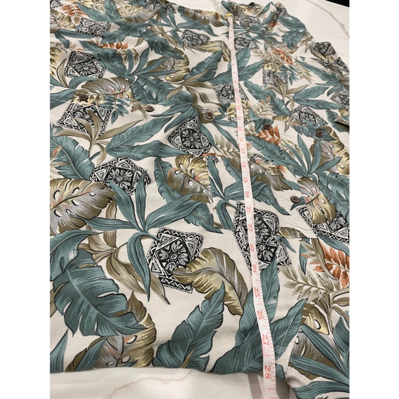 Campia Easy Care Multicolour Hawaiian Vacation Camp Casual Camp Shortsleeve XXL - Picture 10 of 11